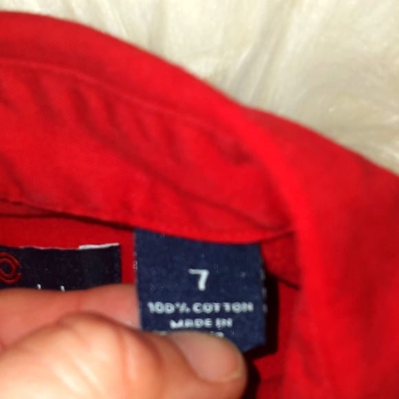 Class Club Red Button Down Shirt - Picture 3 of 8